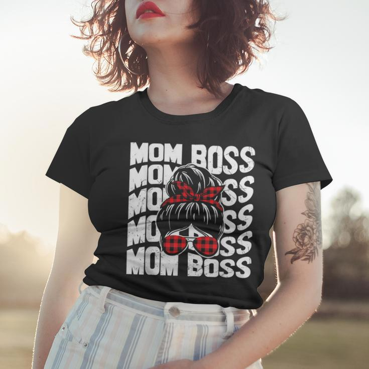 Mom Boss Mommy Wife Family Mom Life Mothers Day Gifts For Mom Funny Gifts Women T-shirt Gifts for Her