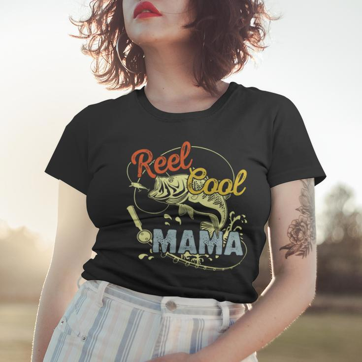 Mothers Day Funny Retro Reel Cool Mama Fishing Lover Gift For Women Women T-shirt Gifts for Her