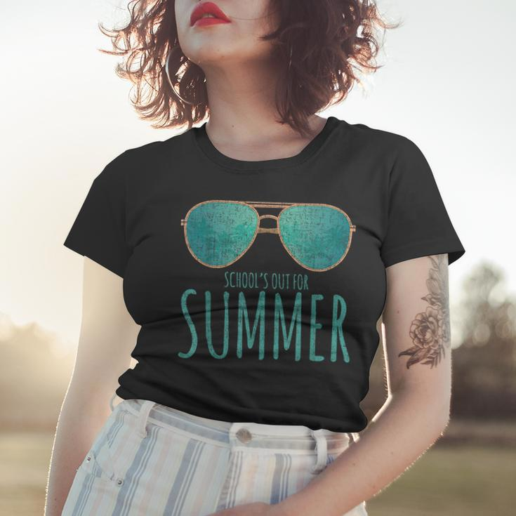 Schools Out Of Summer Happy Last Day Of School Vacation Women T-shirt Gifts for Her