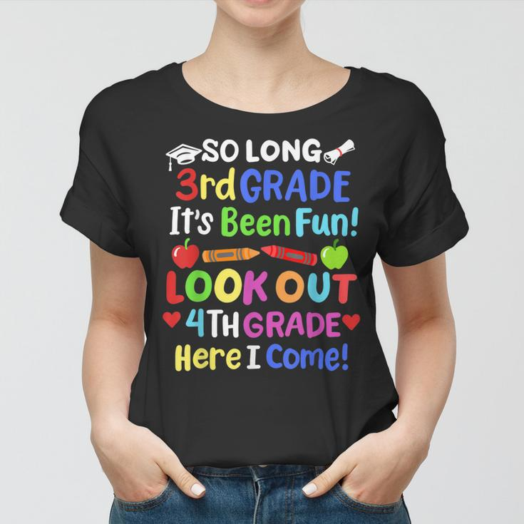 So Long 3Rd Grade Happy Last Day Of School Class Of 2023 Women T-shirt