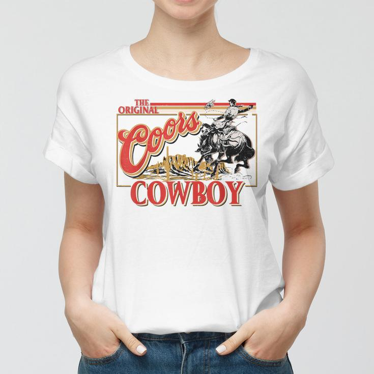 Punchy Cowboy Western Country Cattle Cowboy Cowgirl Rodeo Women T-shirt