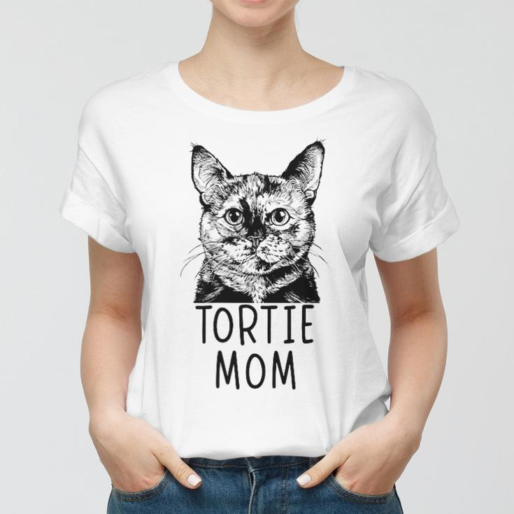 Tortie Cat Mom Pocket Tortoiseshell Cat Mama Gifts For Mom Funny Gifts Women T-shirt