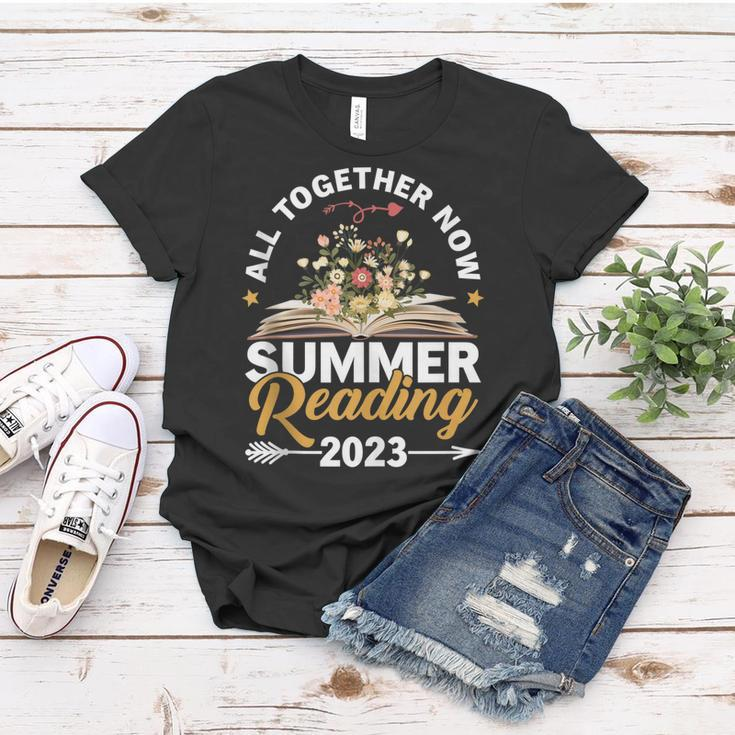 All Together Now Summer Reading 2023 Library Books Vacation Women T-shirt Unique Gifts