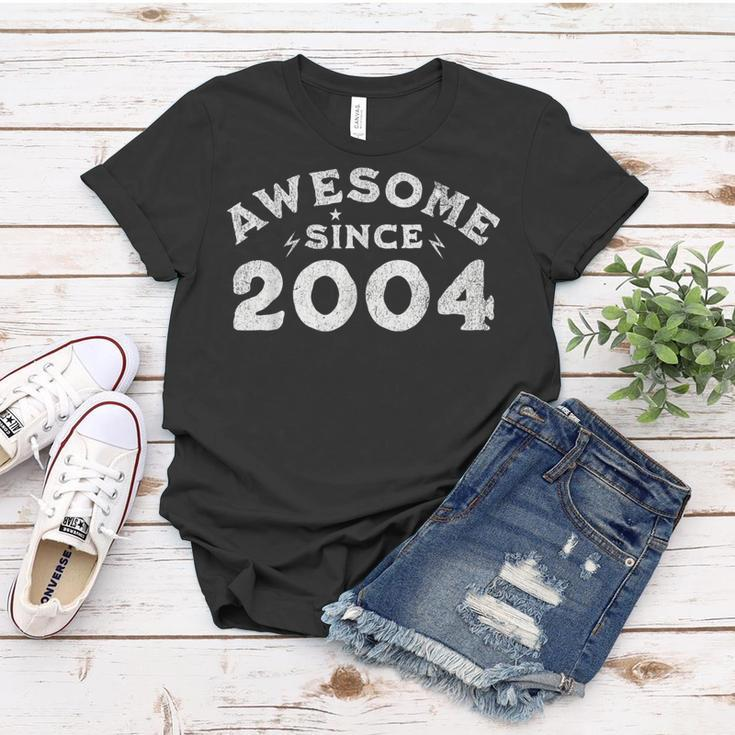 Awesome Since 2004 Birthday Funny Vintage Women T-shirt Unique Gifts