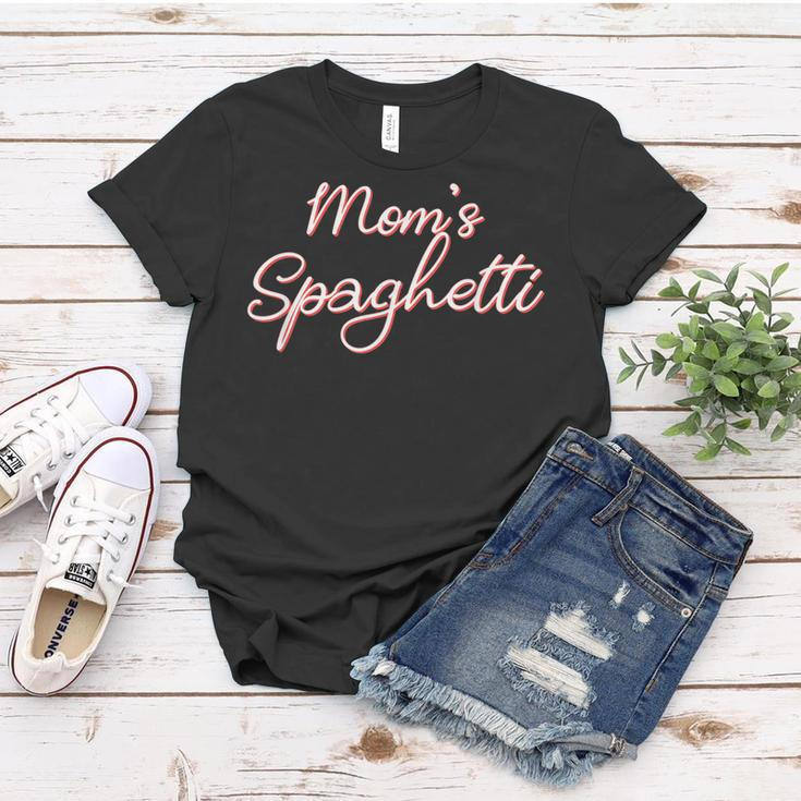 Funny Mothers Day Moms Spaghetti And Meatballs Lover Meme Gift For Women Women T-shirt Unique Gifts