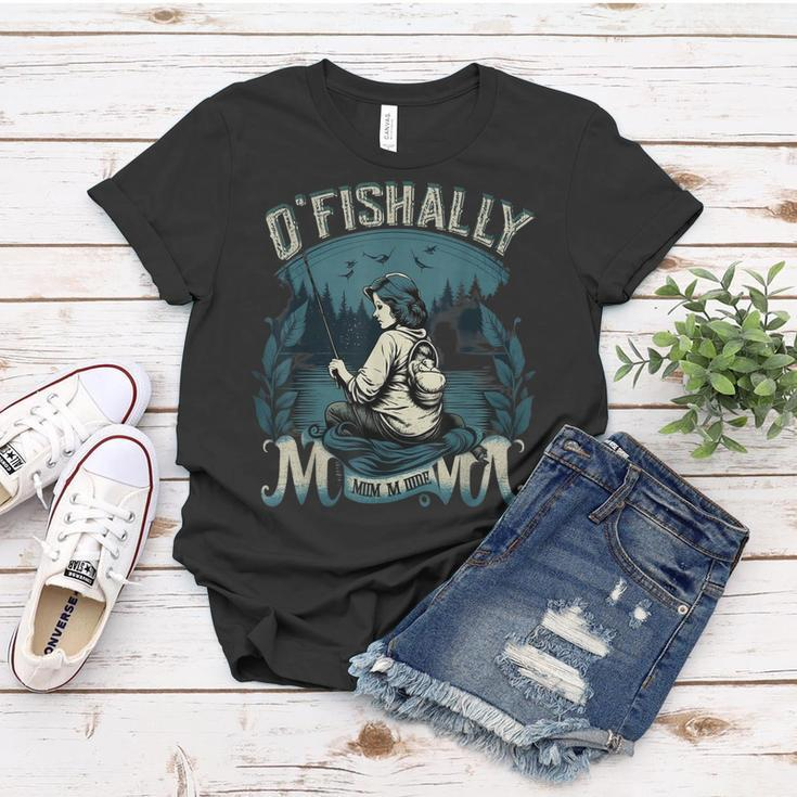 Funny Ofishally The Best Mama Fishing Rod Mommy Mothers Day Gift For Women Women T-shirt Unique Gifts