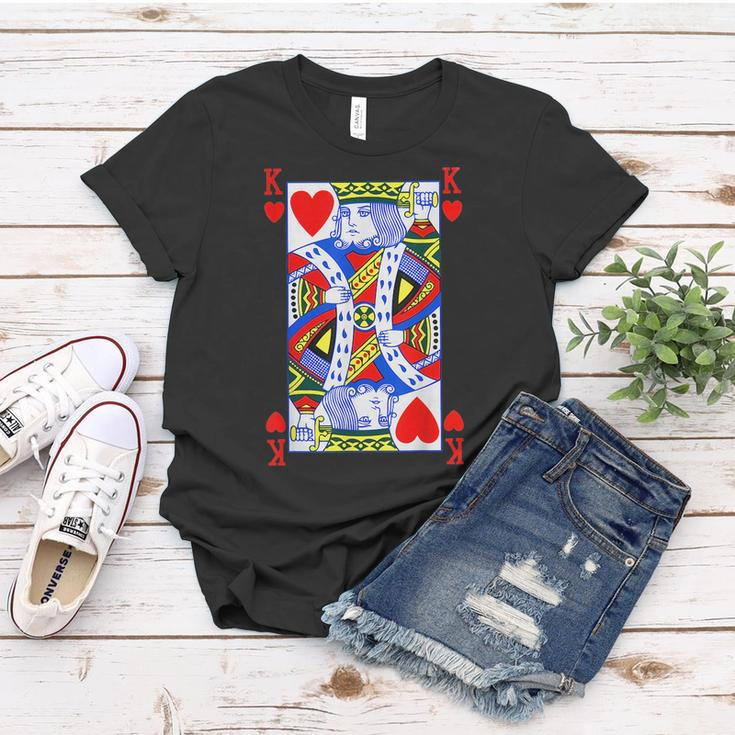 King Of Hearts | Funny Halloween Costume | Poker Women T-shirt Unique Gifts