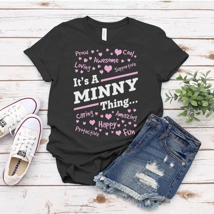Minny Grandma Gift Its A Minny Thing Women T-shirt Funny Gifts