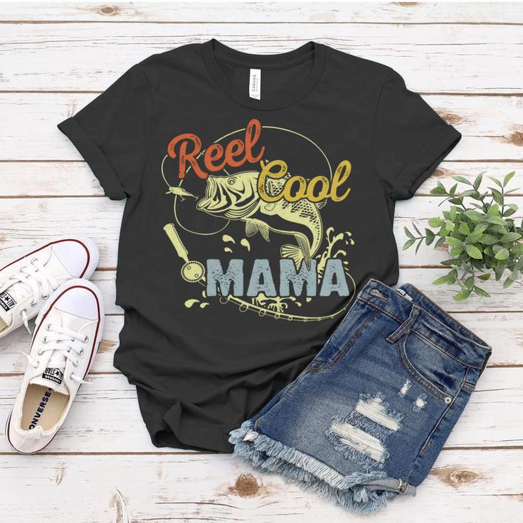 Mothers Day Funny Retro Reel Cool Mama Fishing Lover Gift For Women Women T-shirt Unique Gifts