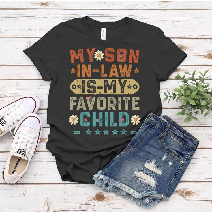 My Soninlaw Is My Favorite Child Funny Mom Vintage Women T-shirt Funny Gifts