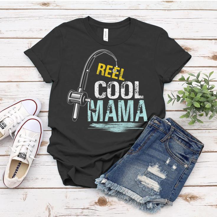 Reel Cool Mama Fishing Fisherman Funny Retro Gift For Women Women T-shirt Unique Gifts