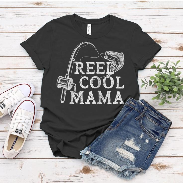 Retro Reel Cool Mama Fishing Fisher Mothers Day Gift For Women Women T-shirt Unique Gifts