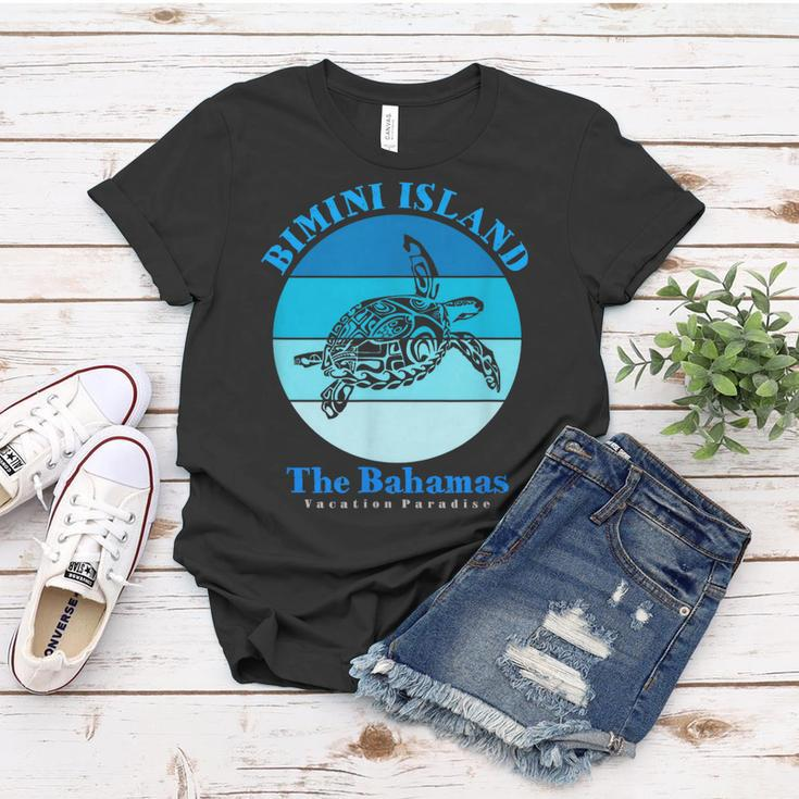 Sea Turtle Bimini Island Bahamas Ocean Women T-shirt Funny Gifts