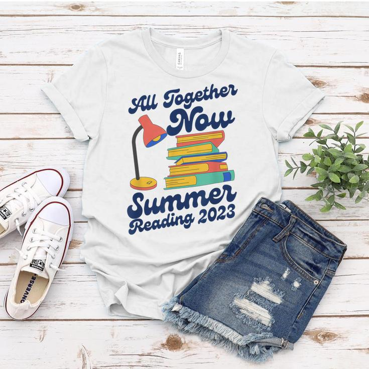 All Together Now Summer Reading 2023 Funny Lover Books Women T-shirt Unique Gifts