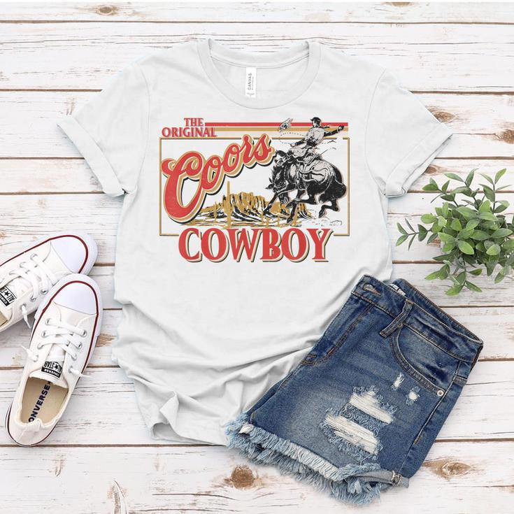 Punchy Cowboy Western Country Cattle Cowboy Cowgirl Rodeo Women T-shirt Unique Gifts