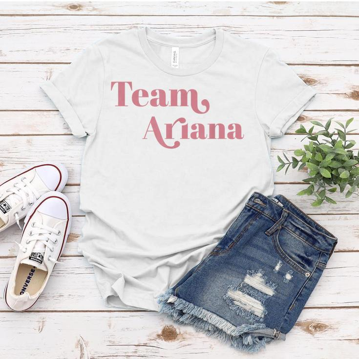 Retro For Ariana Show Support Be On Team Ariana Women T-shirt Unique Gifts
