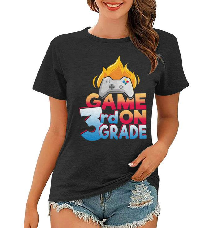 3Rd Grade Teacher & Student - Game On Controller  Gifts For Teacher Funny Gifts Women T-shirt