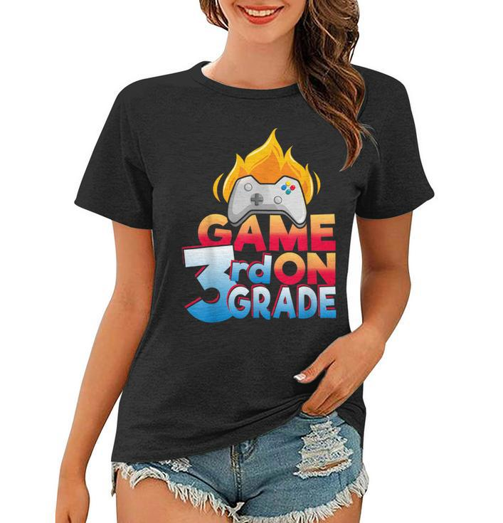3Rd Grade Teacher & Student - Game On Controller T   Gifts For Teacher Funny Gifts Women T-shirt