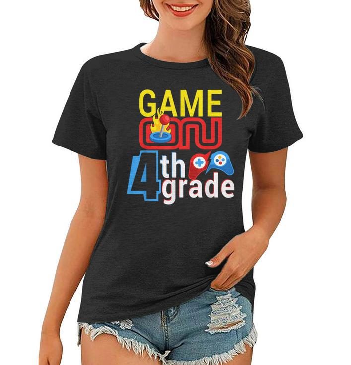 4Th Grade Student - Fun Game On Video Controller T  Women T-shirt