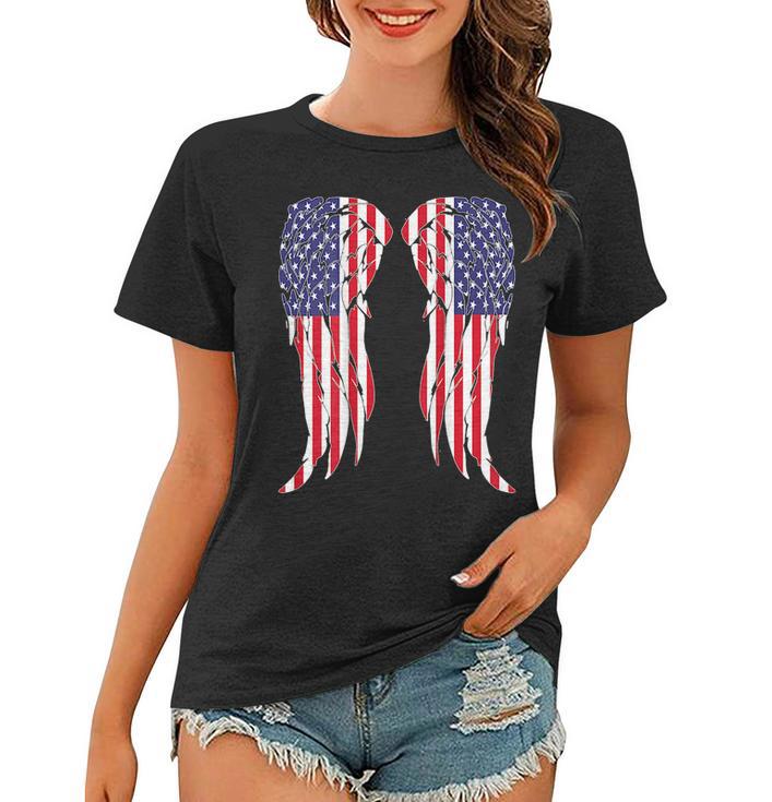 thumbnail image 2 of Womens Fourth Of July Outfit American Flag Top Women Womens Patriotic Tees Fourth Of July Dog Shirt 2 of 13