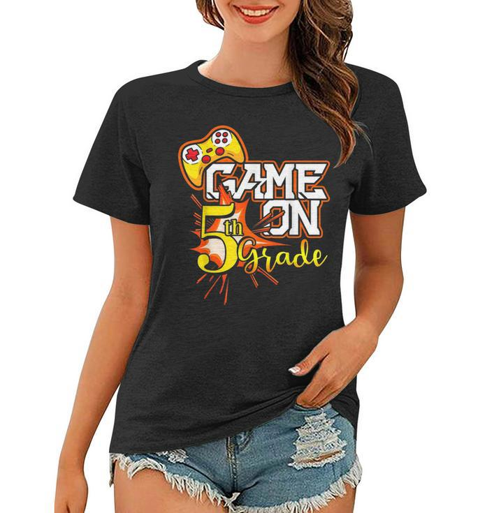 5Th Grade Teacher & Student - Game On Video Controller   Gifts For Teacher Funny Gifts Women T-shirt