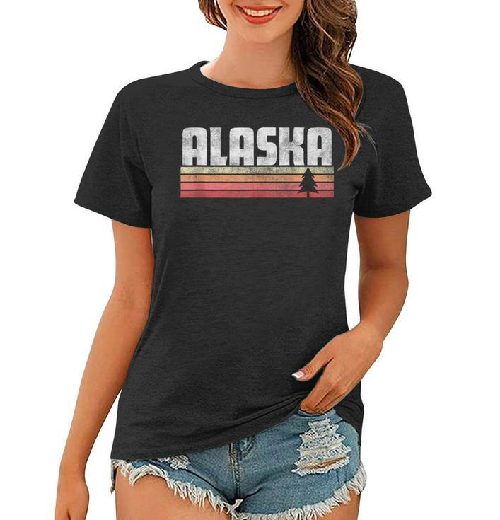 Alaska Retro Style Vintage  70S 80S 90S Gift Men Women  70S Vintage Designs Funny Gifts Women T-shirt