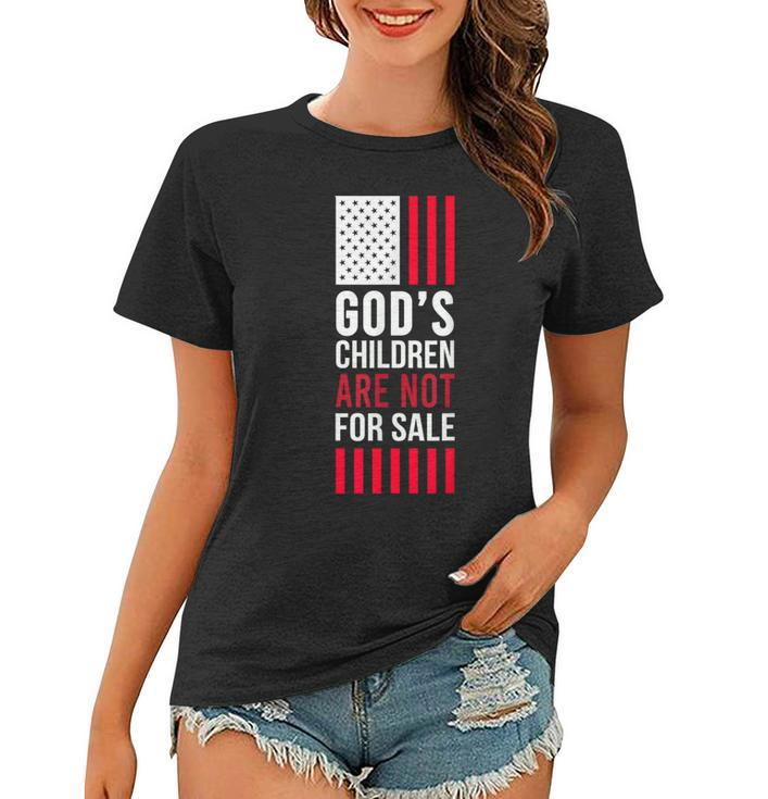 Funny Gods Children Are Not For Sale    Women T-shirt
