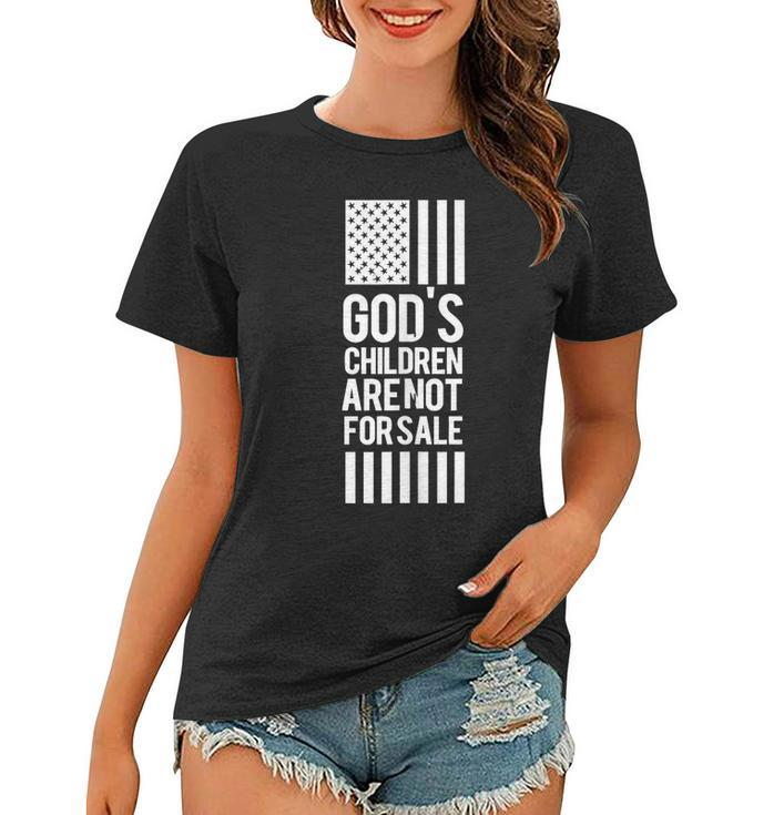 Gods Children Are Not For Sale Funny Saying Gods Children  Women T-shirt