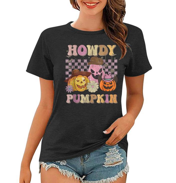 Howdy Pumpkin Halloween Shirt, Cute Women's Western Halloween Tee, Retro  Halloween Sweatshirt, Cute Country Cowgirl Halloween T-Shirt