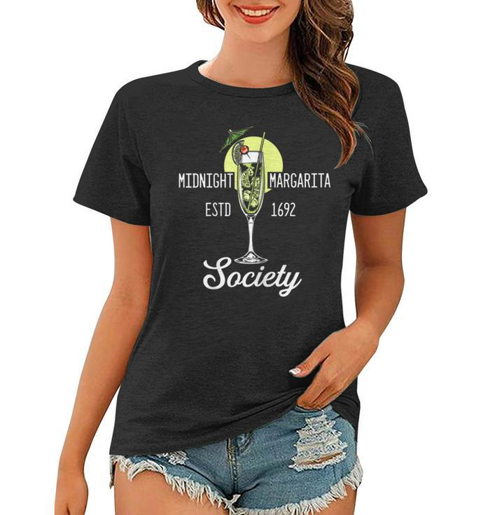 Midnight Margaritas Estd 1692 Society Women T-shirt
