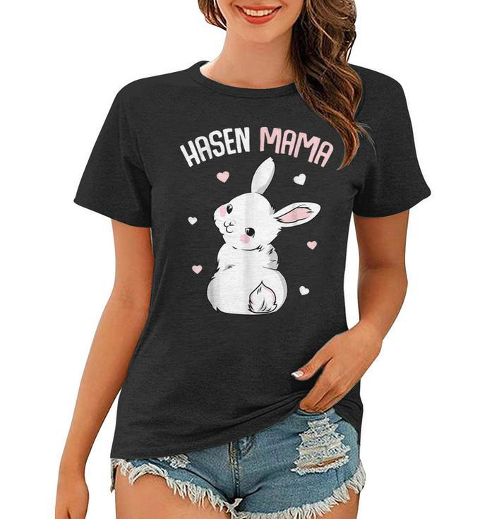 Rabbit Mum  With Rabbit Easter Bunny  Gift For Women Women T-shirt