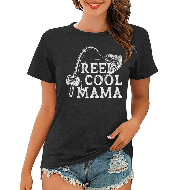 Retro Reel Cool Mama Fishing Fisher Mothers Day   Gift For Women Women T-shirt
