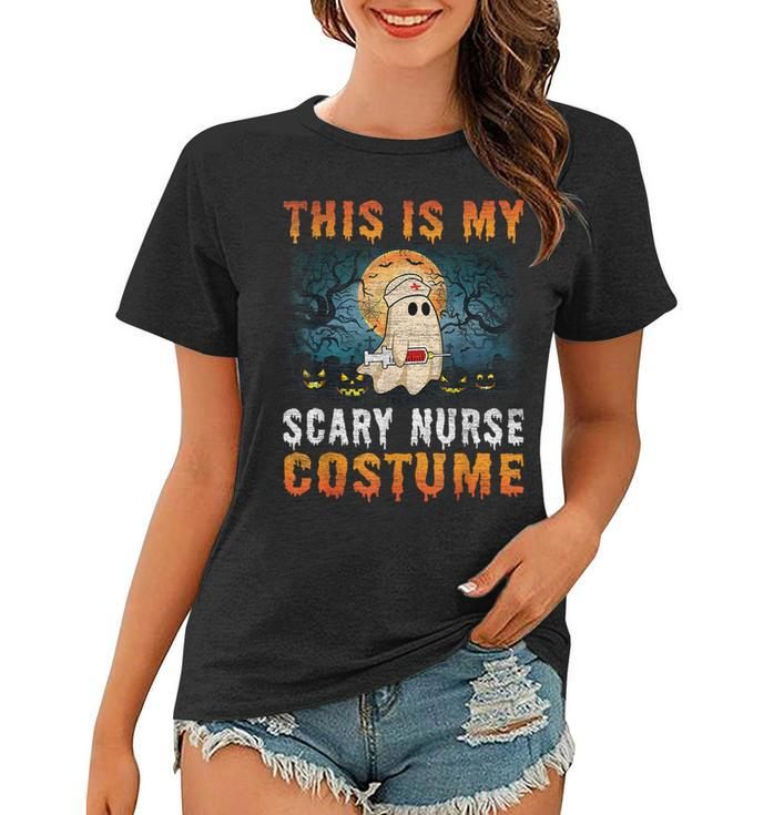 This Is My Scary Nurse Costume Halloween Girls Women T-shirt