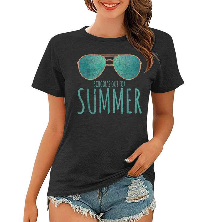 Schools Out Of Summer Happy Last Day Of School Vacation Women T-shirt