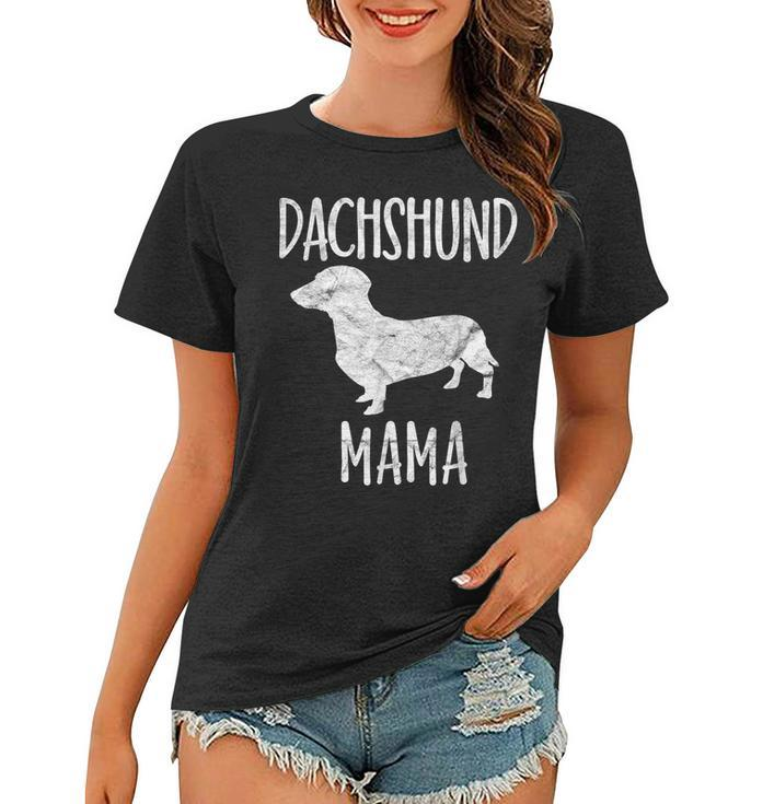 Vintage Dachshund Mama Gift Doxie Mom Pet Dog Owner Mother  Gifts For Mom Funny Gifts Women T-shirt