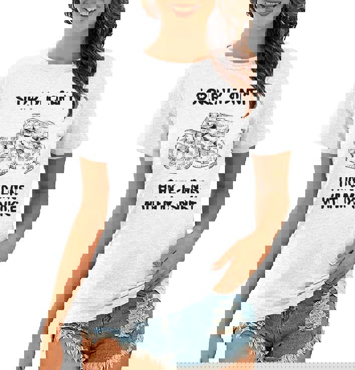 Sorry I Cant I Have Plans With My Snake Corn Snake Women T-shirt