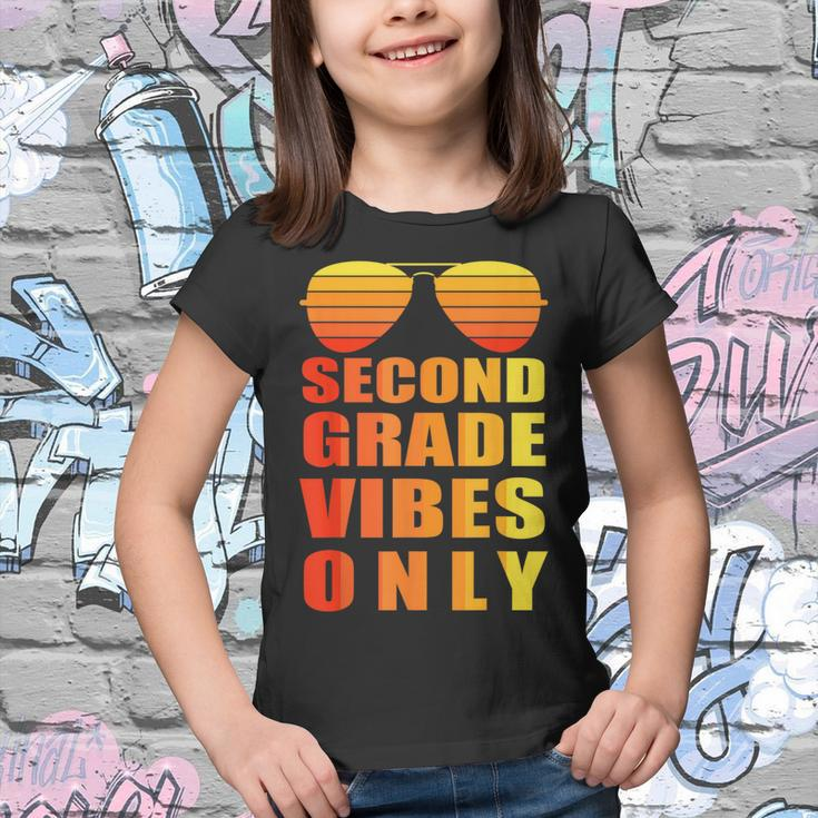 2Nd Second Grade Vibes Only Funny Gifts Back To School Youth T-shirt