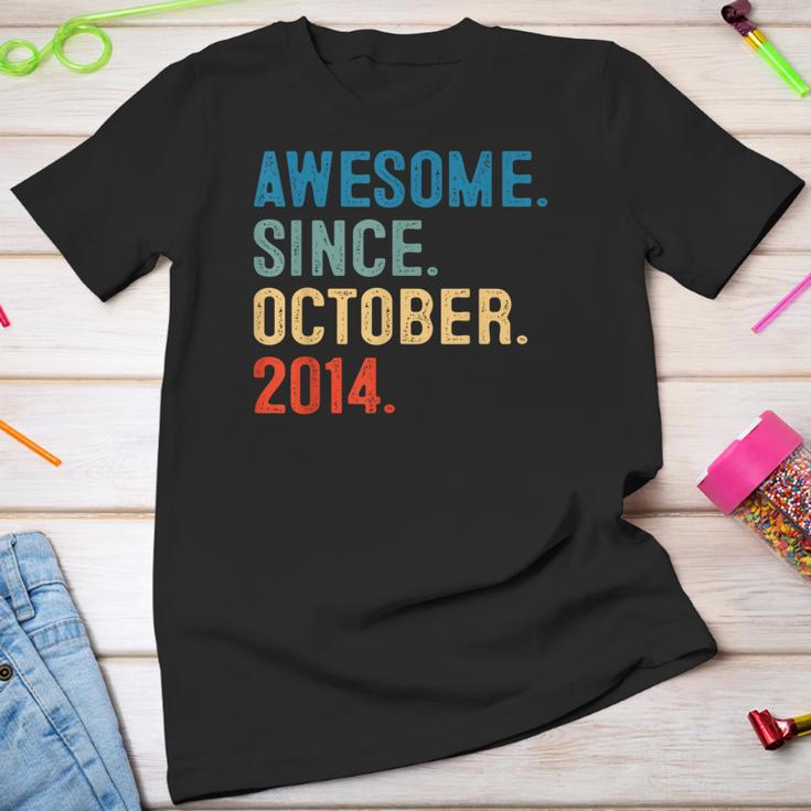 9 Year Old 9Th Birthday Boy Awesome Since October 2014 Youth T-shirt