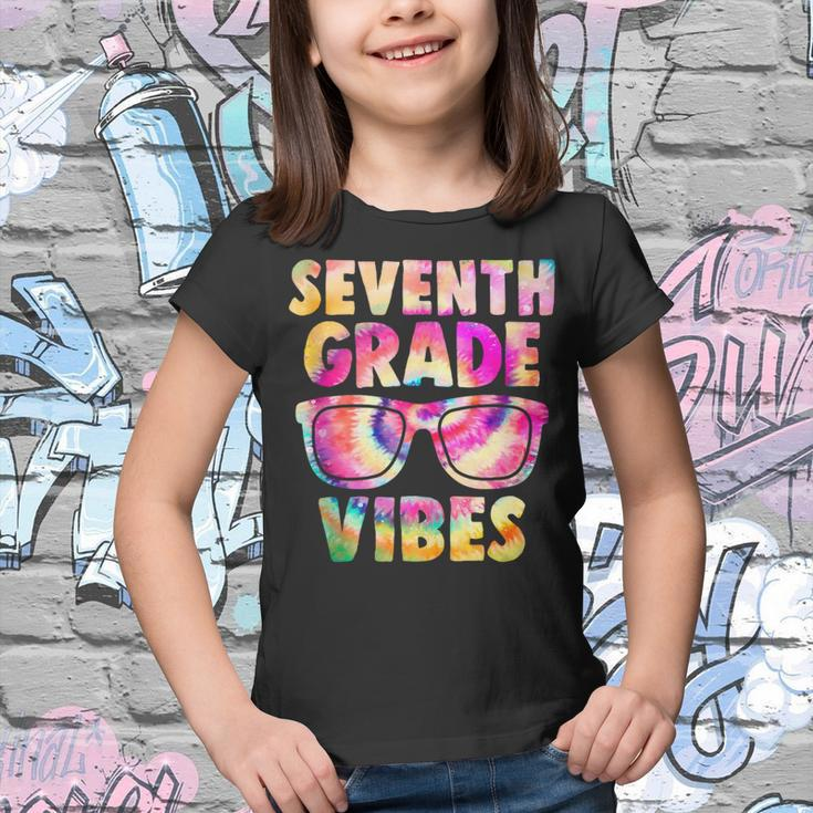 Back To School 7Th Grade Vibes Tie Dye First Day Teacher Teacher Gifts Youth T-shirt