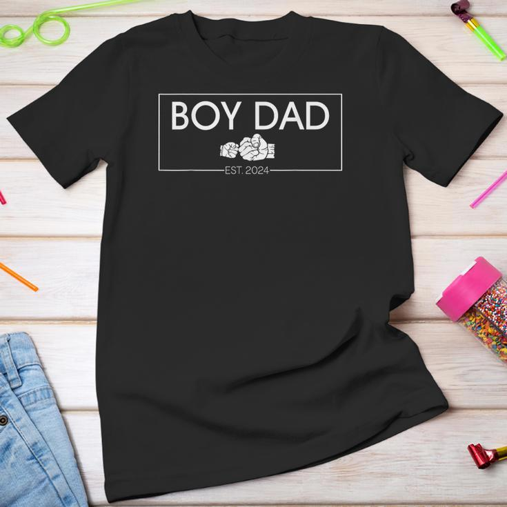 Boy Dad Est 2024 Boy Dad To Be Father's Day 2024 New Dad Youth T-shirt