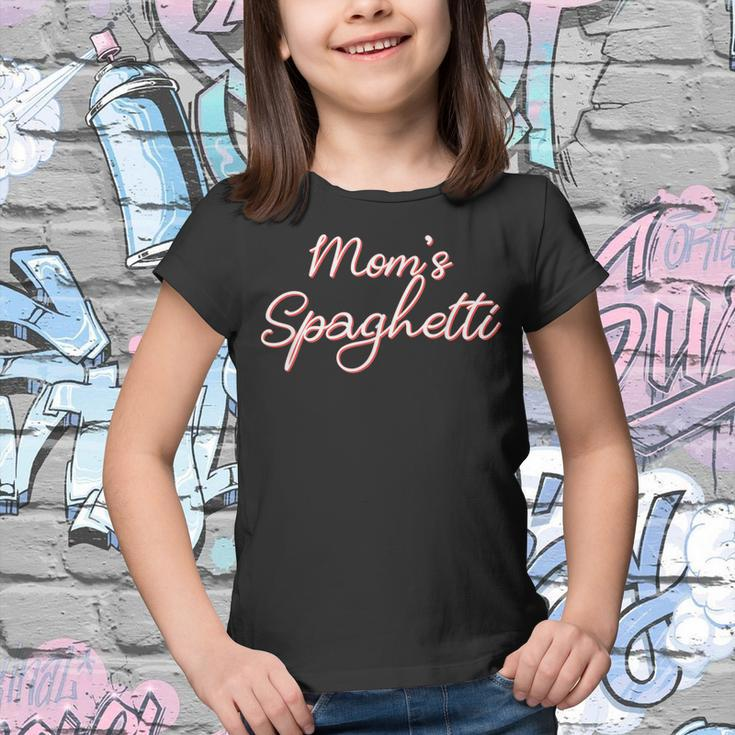 Funny Mothers Day Moms Spaghetti And Meatballs Lover Meme Gift For Women Youth T-shirt