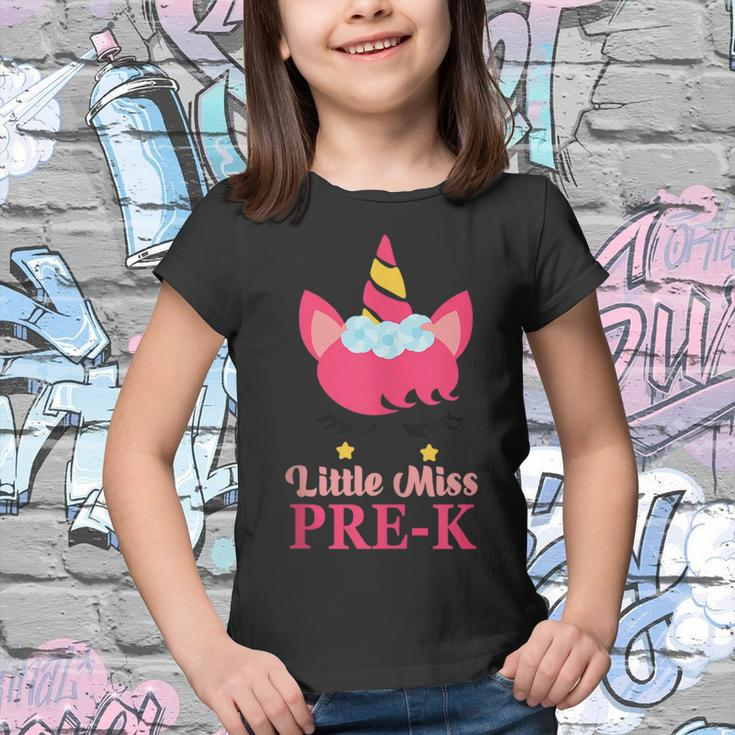 Little Miss Pre-K First Day Of School As Preschooler Youth T-shirt