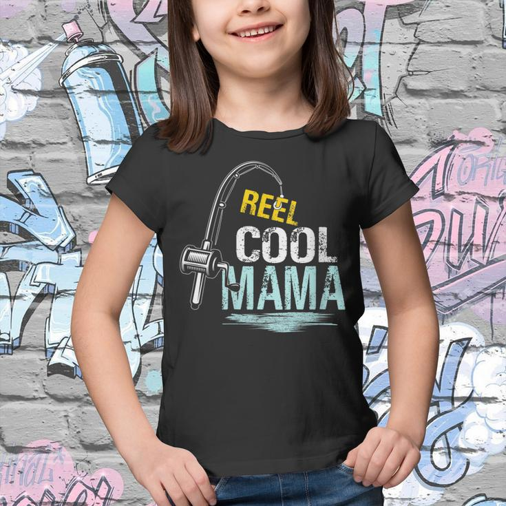 Reel Cool Mama Fishing Fisherman Funny Retro Gift For Womens Gift For Women Youth T-shirt