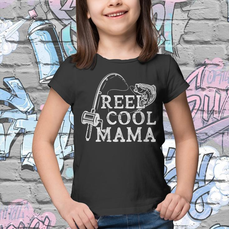 Retro Reel Cool Mama Fishing Fisher Mothers Day Gift For Womens Gift For Women Youth T-shirt