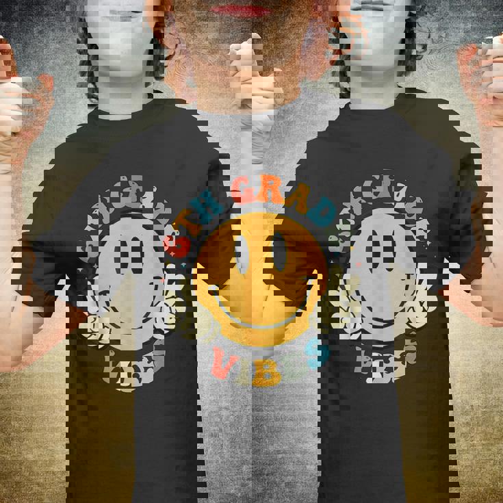 6Th Grade Vibes Happy Face Groovy Student 1St Day Of School Happy Gifts Youth T-shirt 6Th Grade Vibes Happy Face Groovy Student 1St Day Of School Happy Gifts Youth T-shirt