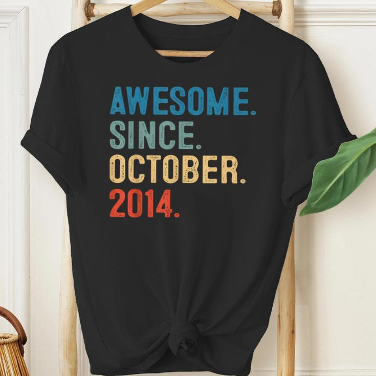 9 Year Old 9Th Birthday Boy Awesome Since October 2014 Youth T-shirt