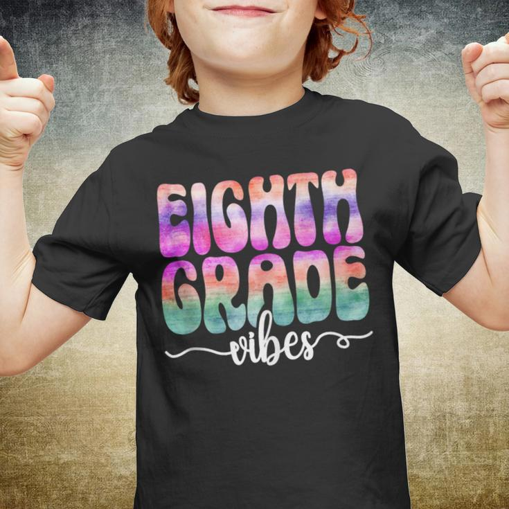 Hello 8Th Grade Vibes Teacher Back To School 8Th Grade Squad Teacher Gifts Youth T-shirt