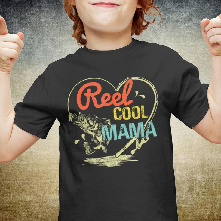 Reel Cool Mama Fishing Mothers Day For Womens Gift For Women Youth T-shirt