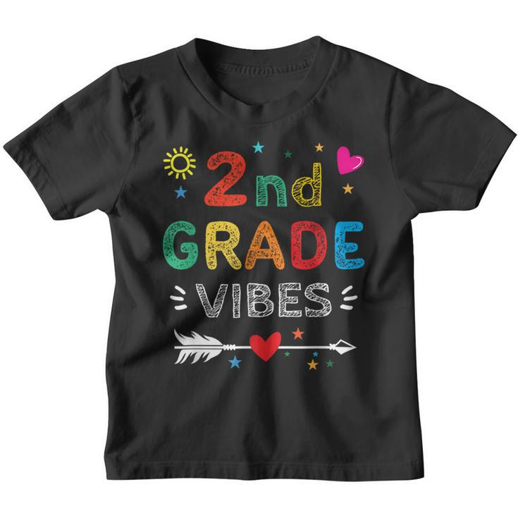 2Nd Grade Vibes 2Nd Grade Team Back To School  Youth T-shirt