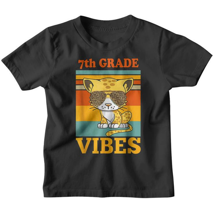 7Th Grade Vibes Cat  Youth T-shirt